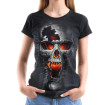 Camiseta Baby Look Vampire Skull