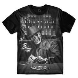 Camiseta Skull Poker
