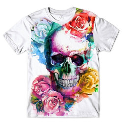 Camiseta Colorful Skull 