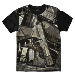 Camiseta Pistols Arma Pistolas