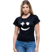 Camiseta Babylook Feminina Smile Heart (Feminina)