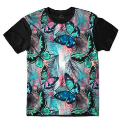 Camiseta Infantil Colorful Butterfly - Borboletas