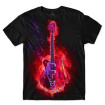 Camiseta Infantil Music - Guitarra em Chamas