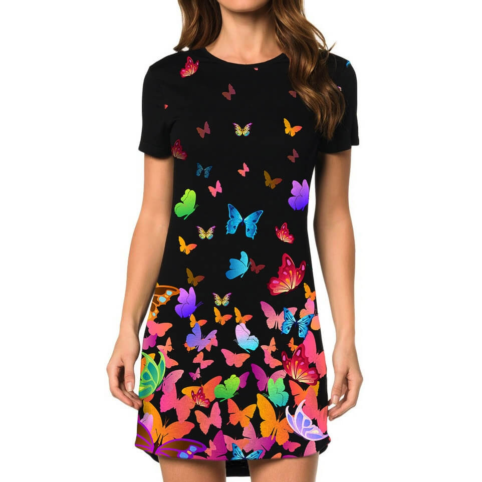 Vestido Butterfly Colors - Borboletas
