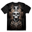 Camiseta Caveira Ritual Skull Indian