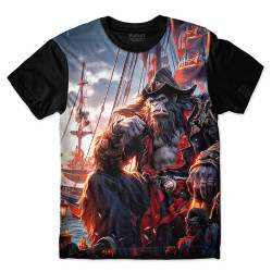 Camiseta Macaco Pirata