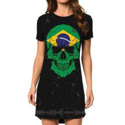 Vestido Caveira Brasil - Skull Brazil