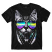 Camiseta Infantil Cat Music - Gato Fones de Ouvido