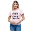 Camiseta Babylook Feminina Café - Ca Fé
