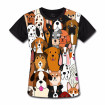 Camiseta Baby Look Cachorros Fofos - Dog