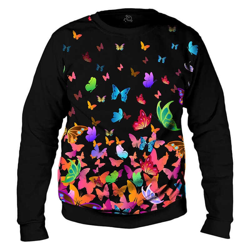 Blusa de Moletom Butterfly Colors - Borboletas