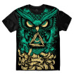 Camiseta Infantil Coruja Iluminati