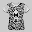 Camiseta Baby Look Sweet Skull