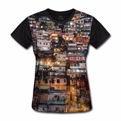 Camiseta Baby Look Favela