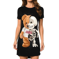 Vestido Teddy Bear Skeletor 