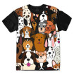 Camiseta Infantil Cachorros Fofos - Dogs
