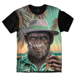 Camiseta Infantil Beach Monkey