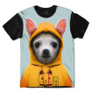 Camiseta Infantil Dog Hoodie 