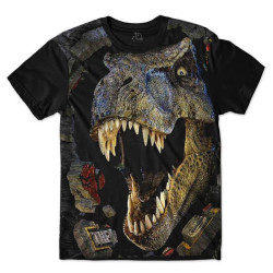 Camiseta Tiranossauro Rex 3D