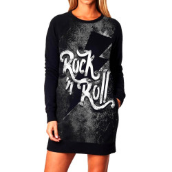 Vestido de Moletom Rock'n Roll