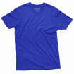 Camiseta Azul Lisa Básica Sem Estampa