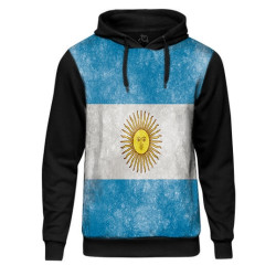Moletom com Capuz Bandeira Argentina