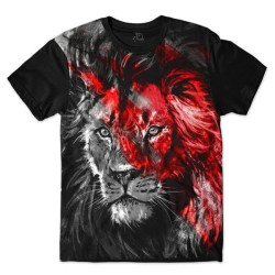 Camiseta Lion Red - Leão Vermelho