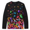 Camiseta Manga Longa Butterfly Colors - Borboletas