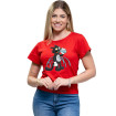 Camiseta Babylook Feminina Gato Coçadinha (Feminina)