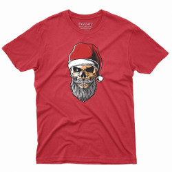 Camiseta Papai Noel Caveira