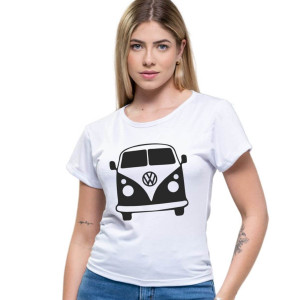 Camiseta Babylook Feminina Volkswagen Kombi