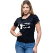 Camiseta Babylook Feminina Eu Sozinho boto minha vida em Perigo