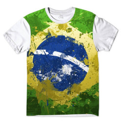 Camiseta Bandeira do Brasil Style