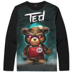 Camiseta Manga Longa Urso Ted Bad