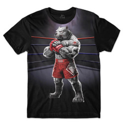 Camiseta Pitbull Fight - Lutador