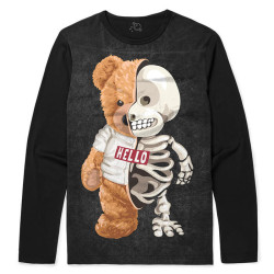 Camiseta Manga Longa Teddy Bear Skeletor