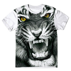 Camiseta Tigre Branco – White Tiger