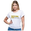 Camiseta Babylook Feminina Acabei de Chegar Ja Me Arrependi 