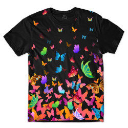Camiseta Butterfly Colors - Borboletas