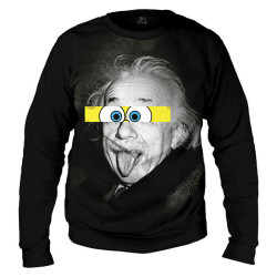 Blusa de Moletom Einstein Olhos Doidos 