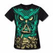 Camiseta Baby Look Coruja Iluminati