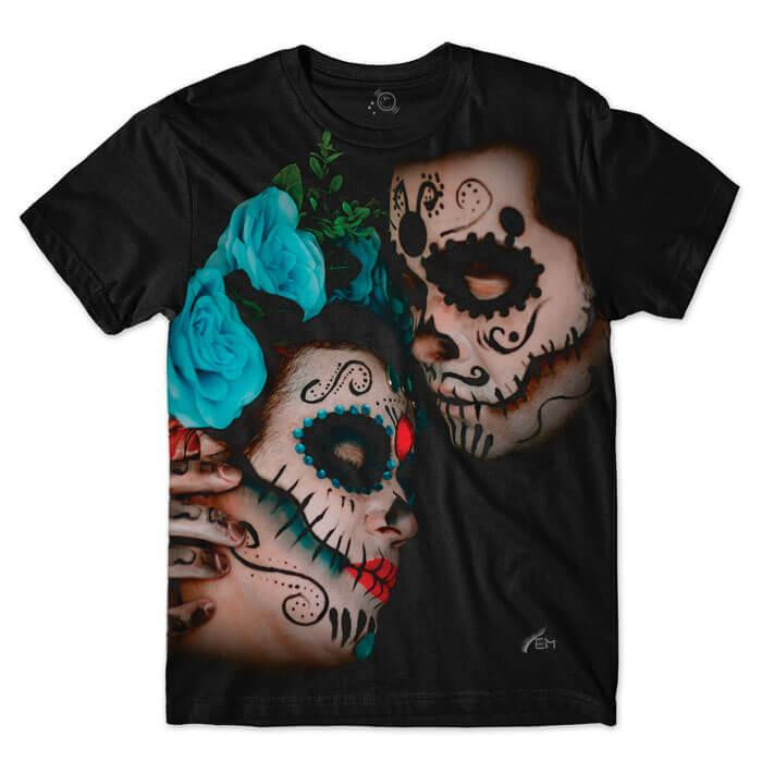 Camiseta Caveira Mexicana – O Abraço